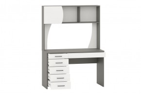 Стол рабочий СИГМА (графит/белый) в Добрянке - dobryanka.mebel24.online | фото 2
