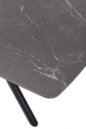 Стол RIVOLI 140 MATT BLACK MARBLE SOLID CERAMIC / BLACK, ®DISAUR в Добрянке - dobryanka.mebel24.online | фото 10