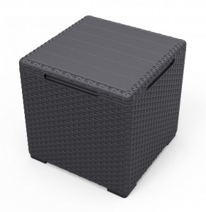 Стол с функцией хранения Виго (Vigo storage box) графит в Добрянке - dobryanka.mebel24.online | фото 2