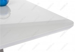 Стол стеклянный Санса 120(160)х80х76 белая шагрень / белый в Добрянке - dobryanka.mebel24.online | фото 10