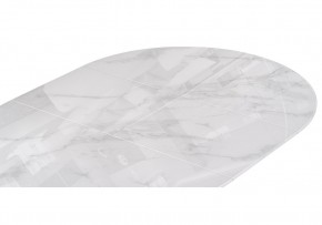 Стол стеклянный Галвестон 100х76 белый мрамор / белый в Добрянке - dobryanka.mebel24.online | фото 6