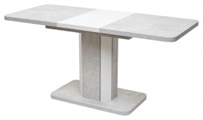 Стол STORK 120 Белый бетон/ Белый М-City в Добрянке - dobryanka.mebel24.online | фото 1