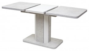 Стол STORK 120 Белый бетон/ Белый М-City в Добрянке - dobryanka.mebel24.online | фото 3