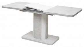 Стол STORK 120 Белый бетон/ Белый М-City в Добрянке - dobryanka.mebel24.online | фото 4