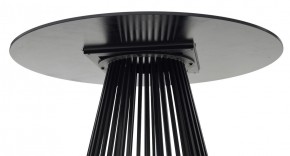Стол TERNI 120 MATT BLACK MARBLE SOLID CERAMIC Черный мрамор матовый, керамика /Черн.каркас, ®DISAUR в Добрянке - dobryanka.mebel24.online | фото 6