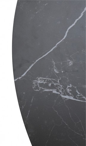 Стол TERNI 120 MATT BLACK MARBLE SOLID CERAMIC Черный мрамор матовый, керамика /Черн.каркас, ®DISAUR в Добрянке - dobryanka.mebel24.online | фото 9