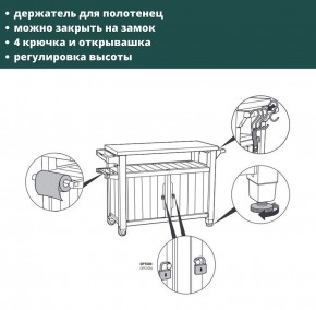 Столик для барбекю 207 Л (Unity XL 207L) в Добрянке - dobryanka.mebel24.online | фото 9