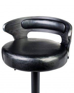 Стул барный DOBRIN FRED BLACK, чёрное дерево, чёрный в Добрянке - dobryanka.mebel24.online | фото 6