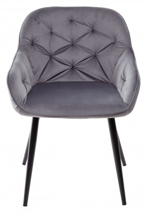 Стул BREEZE BLUVEL-14 GREY, велюр / черный каркас М-City в Добрянке - dobryanka.mebel24.online | фото 5