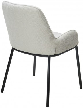 Стул BRIO CATO-01 Белый, фактурная ткань / черный каркас, ®DISAUR в Добрянке - dobryanka.mebel24.online | фото 5