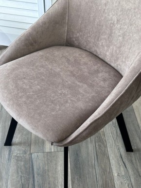 Стул CASA, 360 град. поворот. B5 Капучино, велюр / черный каркас,М-City в Добрянке - dobryanka.mebel24.online | фото 3
