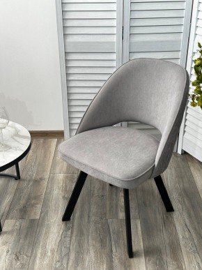 Стул DUNA 360 град. поворот. B22 Серый, велюр / черный каркас, М-City в Добрянке - dobryanka.mebel24.online | фото 8