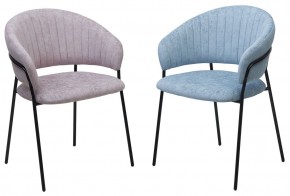 Стул ГЕММА, цвет RAIN 13 blue, велюр / черный каркас М-City в Добрянке - dobryanka.mebel24.online | фото 8