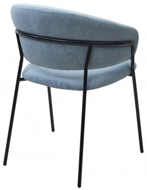 Стул ГЕММА, цвет RAIN 13 blue, велюр / черный каркас М-City в Добрянке - dobryanka.mebel24.online | фото 9