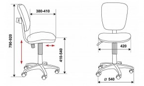 Стул компьютерный Бюрократ CH-204NX/26-28 черный в Добрянке - dobryanka.mebel24.online | фото