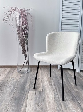 Стул RIYA UF992-01 Белый, teddy / черный каркас М-City в Добрянке - dobryanka.mebel24.online | фото 3