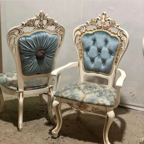 Стул Роза с каретной стяжкой и подлокотниками в Добрянке - dobryanka.mebel24.online | фото