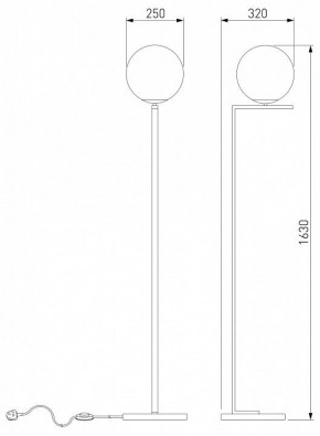 Торшер Eurosvet Shape 01214/1 хром в Добрянке - dobryanka.mebel24.online | фото 3