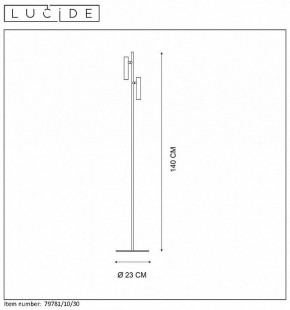 Торшер Lucide Philon 79781/10/30 в Добрянке - dobryanka.mebel24.online | фото 4