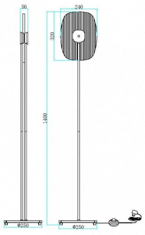 Торшер Maytoni Eclipse MOD152FL-L1BK в Добрянке - dobryanka.mebel24.online | фото 2