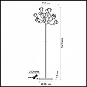 Торшер Odeon Light Gardi 5090/12F в Добрянке - dobryanka.mebel24.online | фото 5