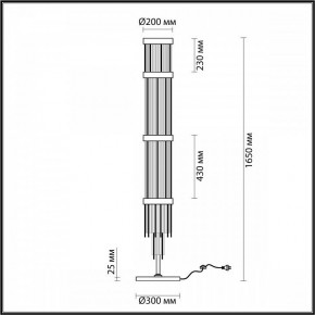 Торшер Odeon Light York 4788/12F в Добрянке - dobryanka.mebel24.online | фото 3