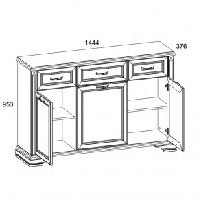 Тумба 3D3S, MONAKO, цвет Сосна винтаж/дуб анкона в Добрянке - dobryanka.mebel24.online | фото 2