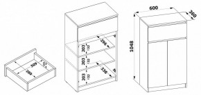 Тумба для обуви ТП-12 в Добрянке - dobryanka.mebel24.online | фото 4