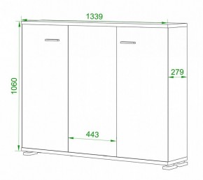 Тумба Домино нельсон ПУ-60-4 в Добрянке - dobryanka.mebel24.online | фото 2