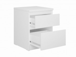 Тумба КАСТОР малая с двумя ящиками, цвет белый в Добрянке - dobryanka.mebel24.online | фото 2