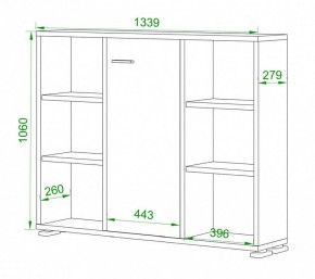 Тумба комбинированная Домино ПУ-60-2 в Добрянке - dobryanka.mebel24.online | фото 2