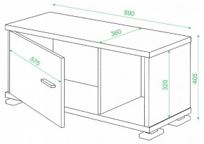 Тумба комбинированная Домино СБ-30/1 в Добрянке - dobryanka.mebel24.online | фото 3