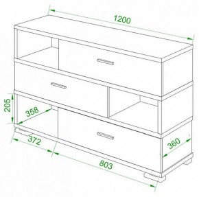 Тумба комбинированная Домино СБ-40/3-ПВК в Добрянке - dobryanka.mebel24.online | фото 2