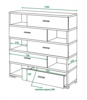 Тумба комбинированная СБ-40/5 в Добрянке - dobryanka.mebel24.online | фото 2