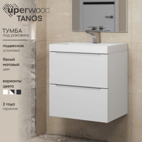 Тумба под раковину Uperwood Tanos 100 см, подвесная, белая матовая в Добрянке - dobryanka.mebel24.online | фото 4