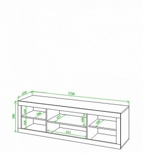 Тумба под ТВ Toivo Кон170 в Добрянке - dobryanka.mebel24.online | фото 2