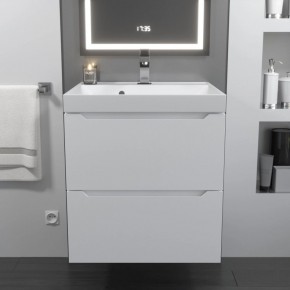 Тумба с раковиной Uperwood Tanos 50 см, подвесная, белая матовая в Добрянке - dobryanka.mebel24.online | фото 10