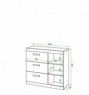 Тумба Toivo Км101 в Добрянке - dobryanka.mebel24.online | фото 2