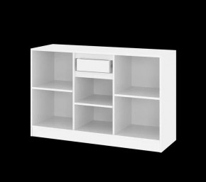 Тумба ТВ малая Парус (Белый/Графит) в Добрянке - dobryanka.mebel24.online | фото 5