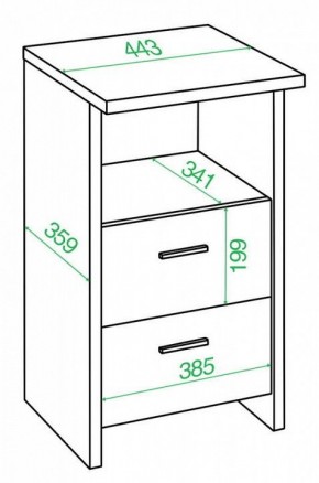 Тумбочка Домино Лайт ТЯЛ в Добрянке - dobryanka.mebel24.online | фото 4