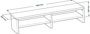 ТВ-тумба Энкель ТВ16, тамбурат, цвет дуб беленый в Добрянке - dobryanka.mebel24.online | фото 3