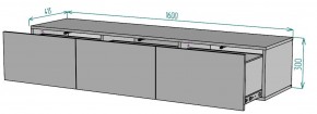 ТВ тумба подвесная TV80 (3 ящика) в Добрянке - dobryanka.mebel24.online | фото 2
