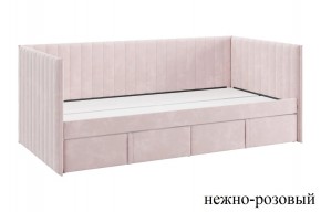ТВИКС Кровать (софа) с ящиками 900 (нежно-розовый) в Добрянке - dobryanka.mebel24.online | фото