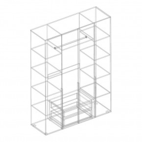 ВИТА Шкаф 4-ств для одежды в Добрянке - dobryanka.mebel24.online | фото 2