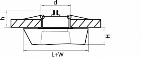 Встраиваемый светильник Lightstar Flutto 006430 в Добрянке - dobryanka.mebel24.online | фото 3